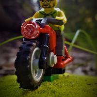 Lego Shot - Man on Harley